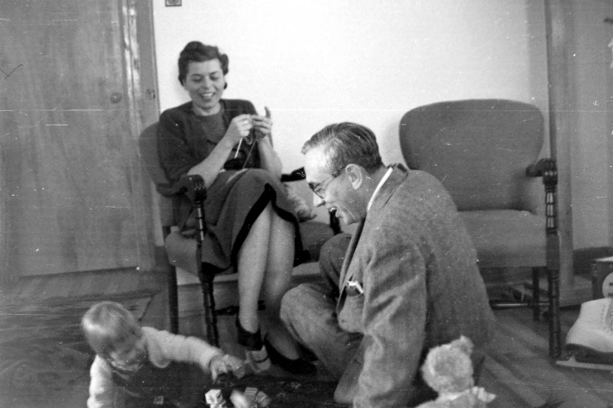 Judith and Peti with Eva