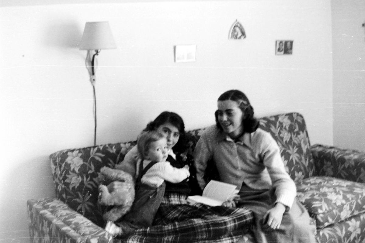 Ersebet and Miette with Eva